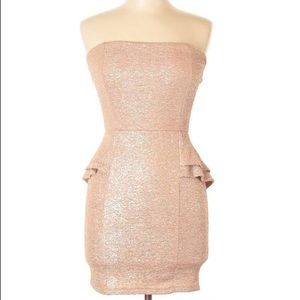 Rose gold dress
